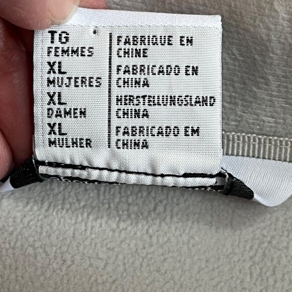 Columbia Herald Square‎ Womens XL White Full-Zip Jacket Lightweight Fleece - Picture 9 of 9